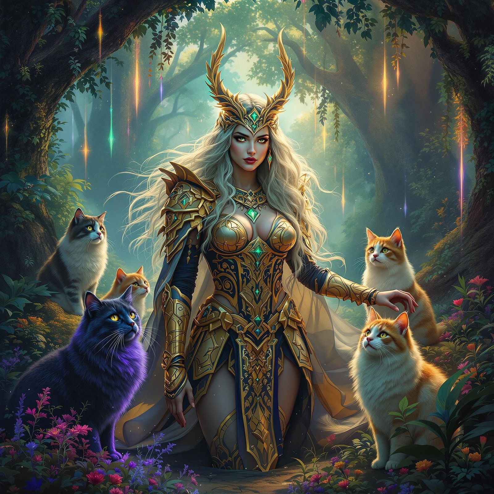 Freya and her Cats