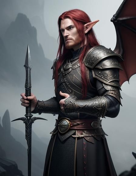 Half-Dragon Viking Warrior in Epic Tavern Battle