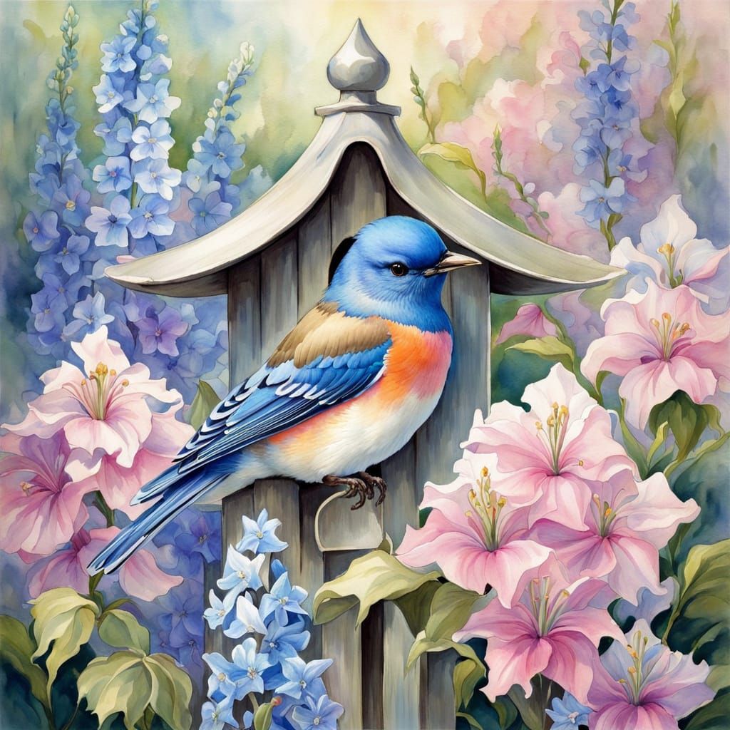 Spring Blue Bird