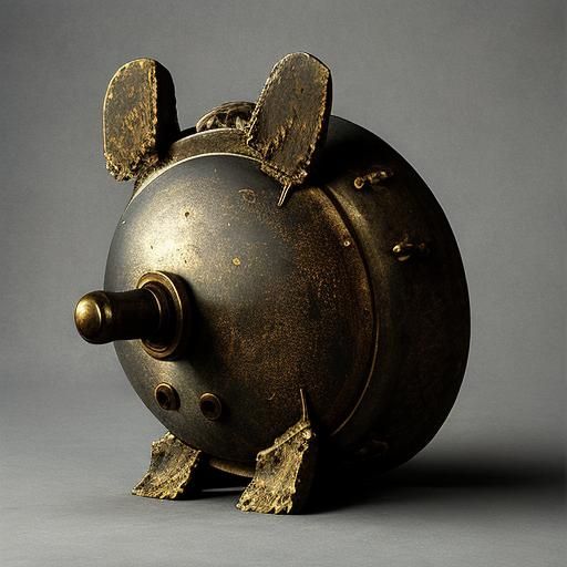 Detailed Brass Knob Close-up