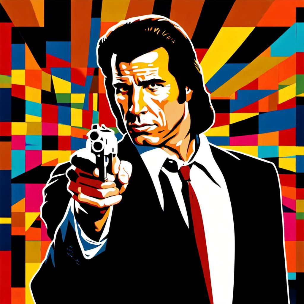 John Travolta in Pulp fiction