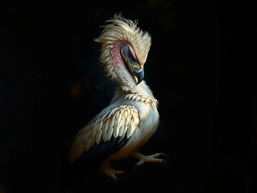 Prehistoric Vulture Depicted in Ancient Cave Art