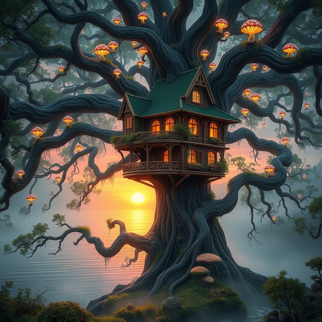 Mystical Treehouse on Mythic Lake