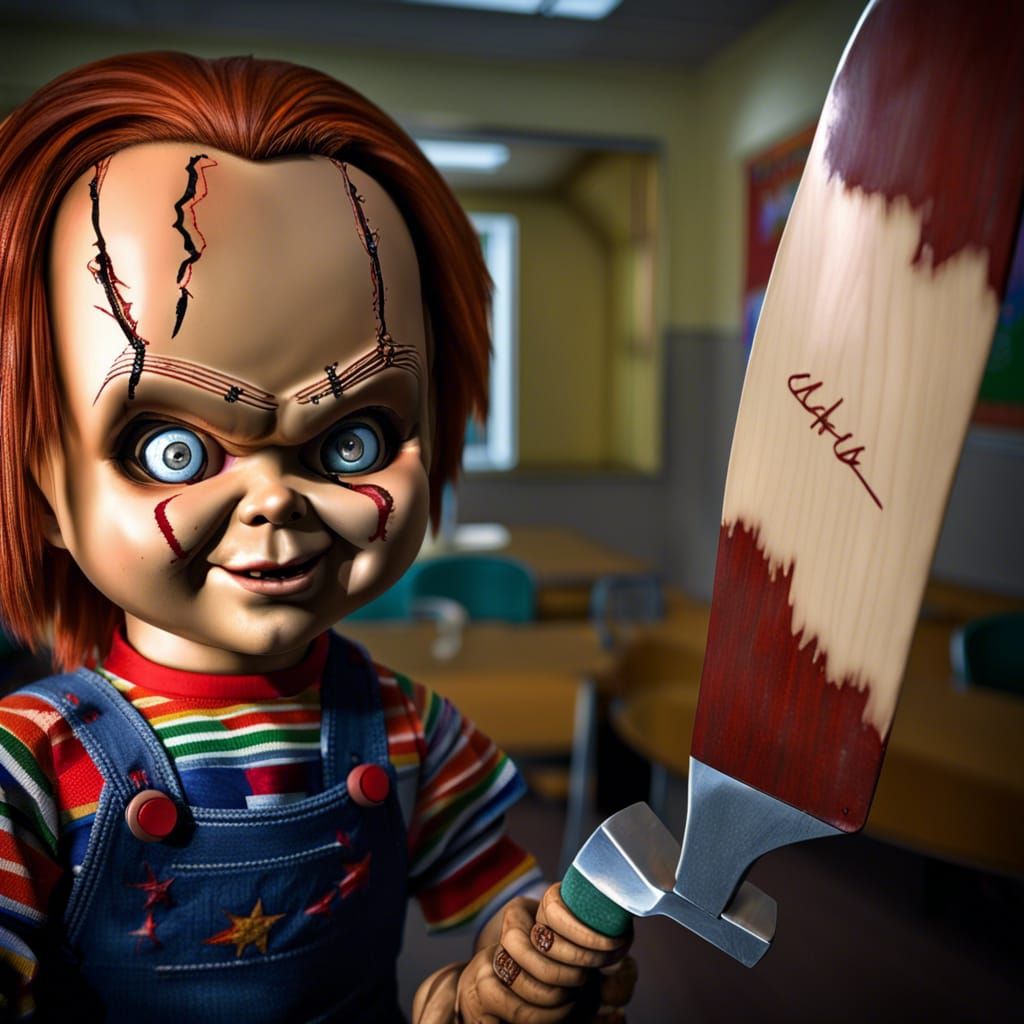 Chucky's first day at school