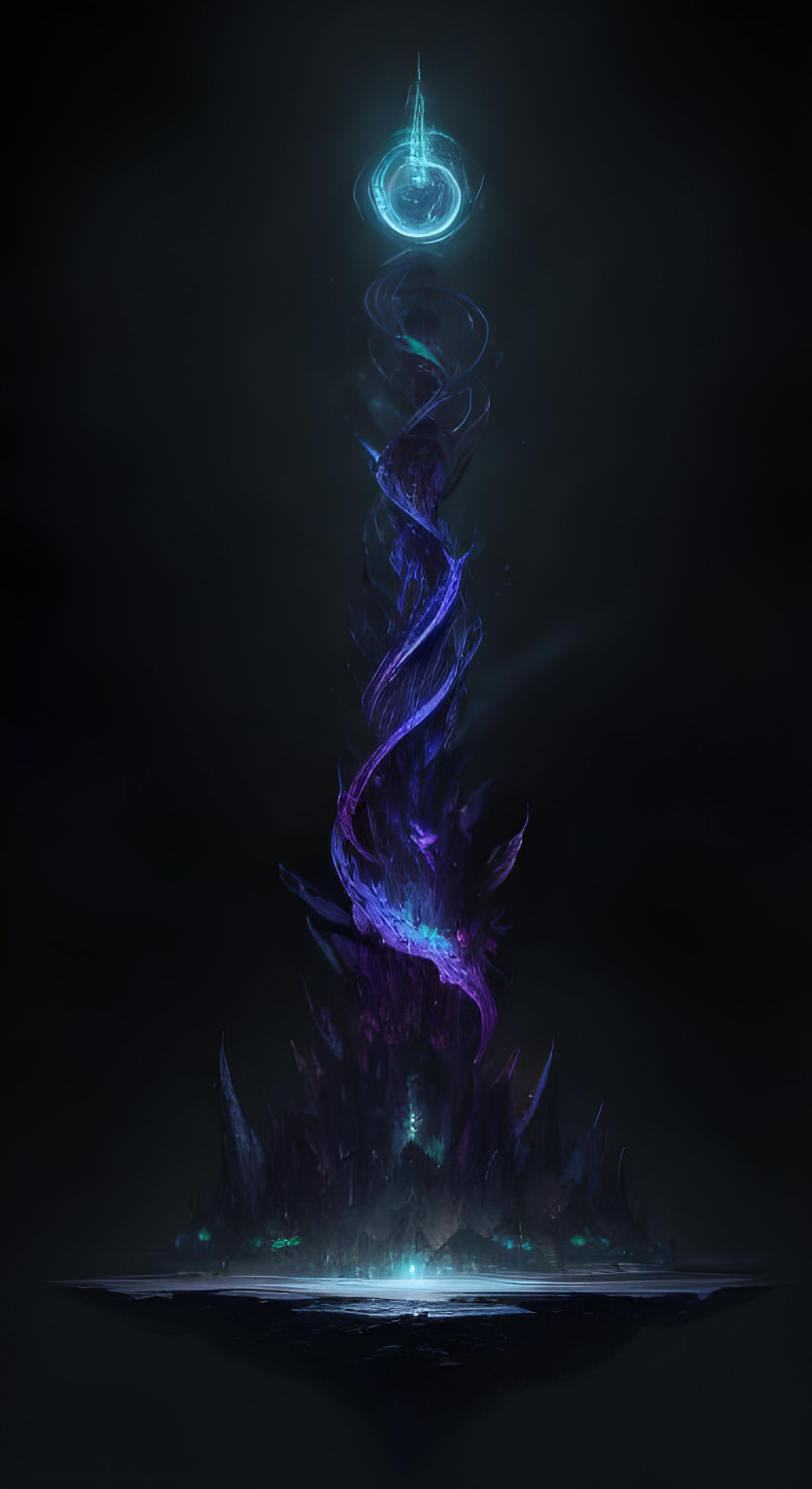 Celestial Harmony in Vibrant Aesthetic