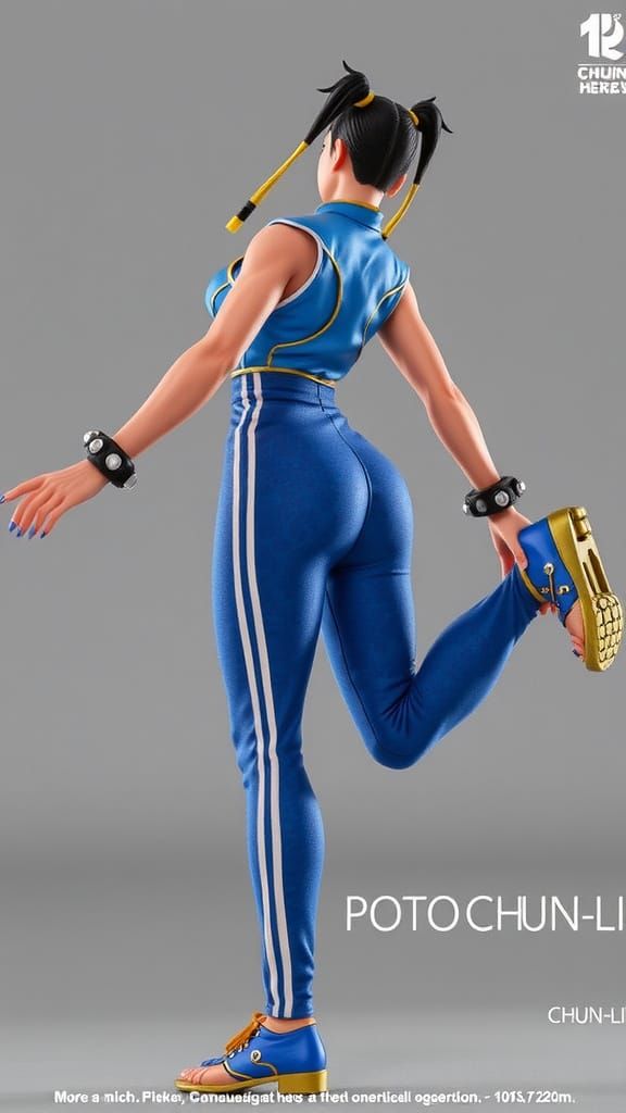 Chun-Li Digital Art Portrait