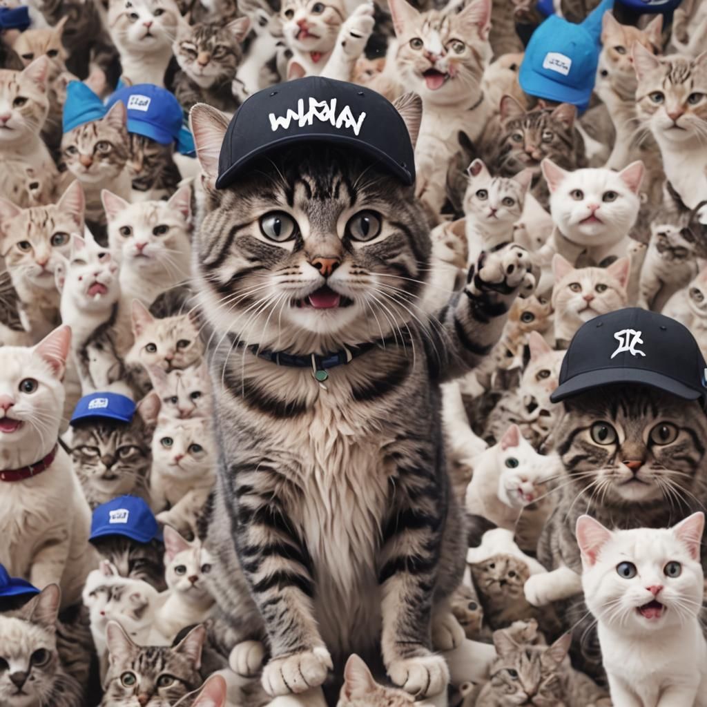 Funny Cat Person in Trippy Music Video