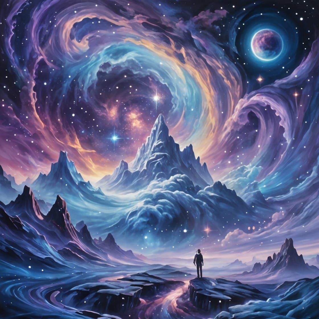 Luminescent Galaxy: A Celestial Vision