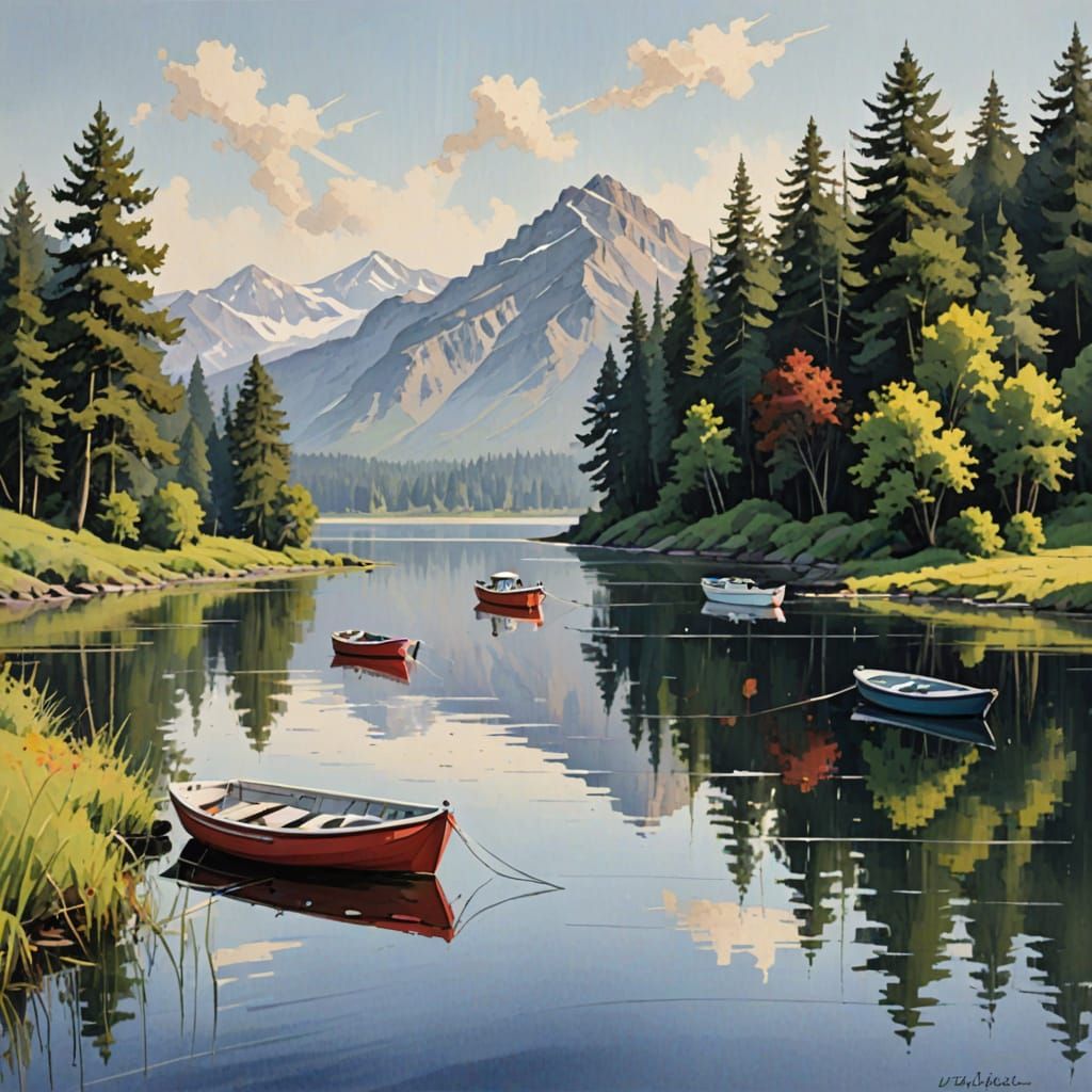 A good day at the lake..