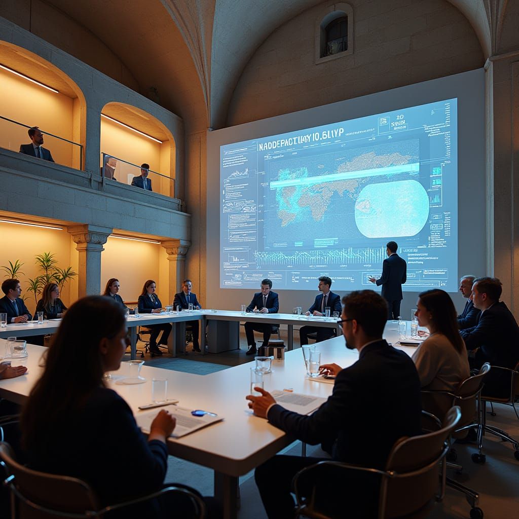 Futuristic Academic Conference Hall in Florence