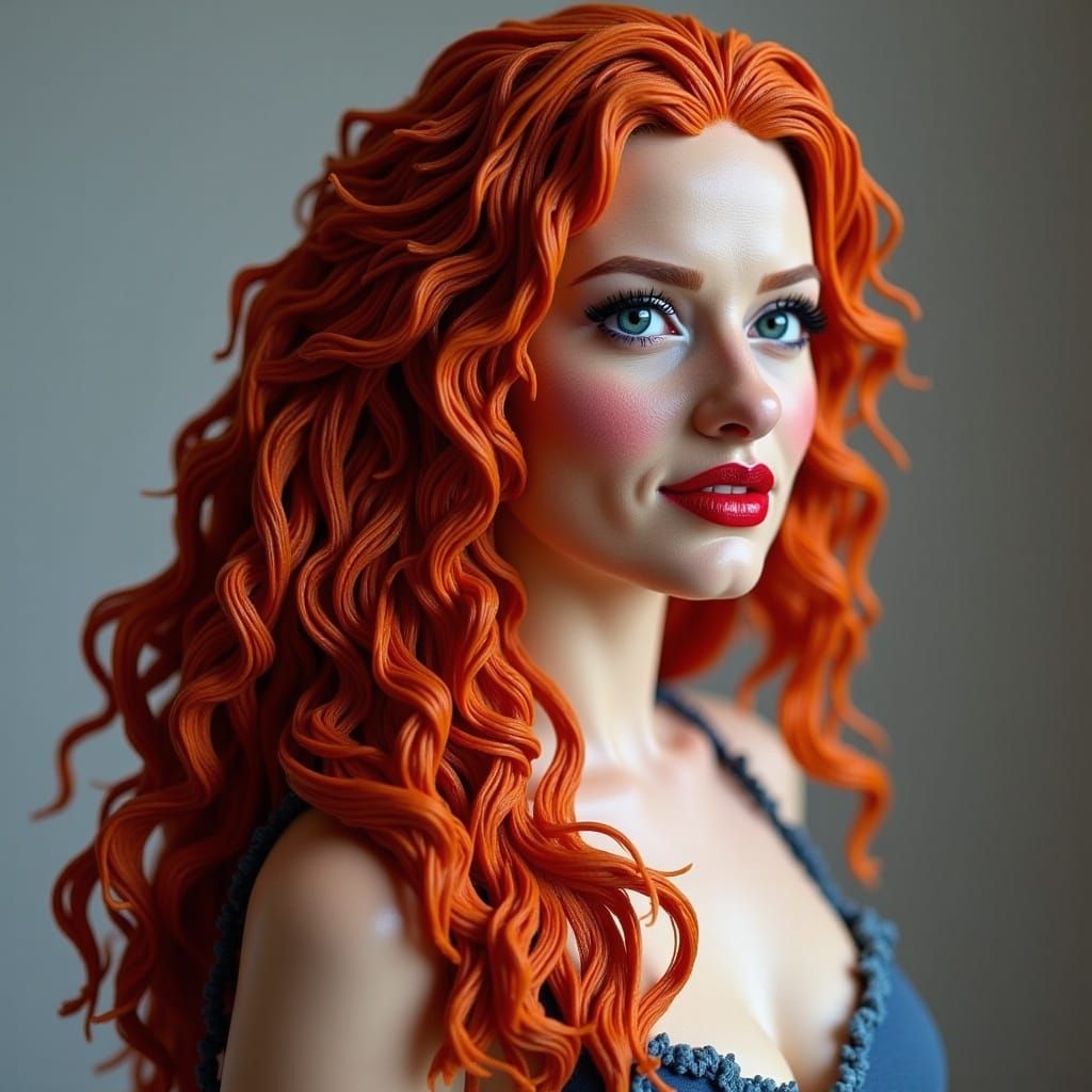 Attractive Redhead Portrait