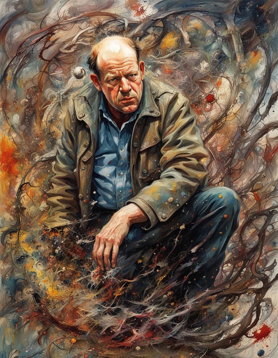 Jackson Pollock In A Tornado Of Creation