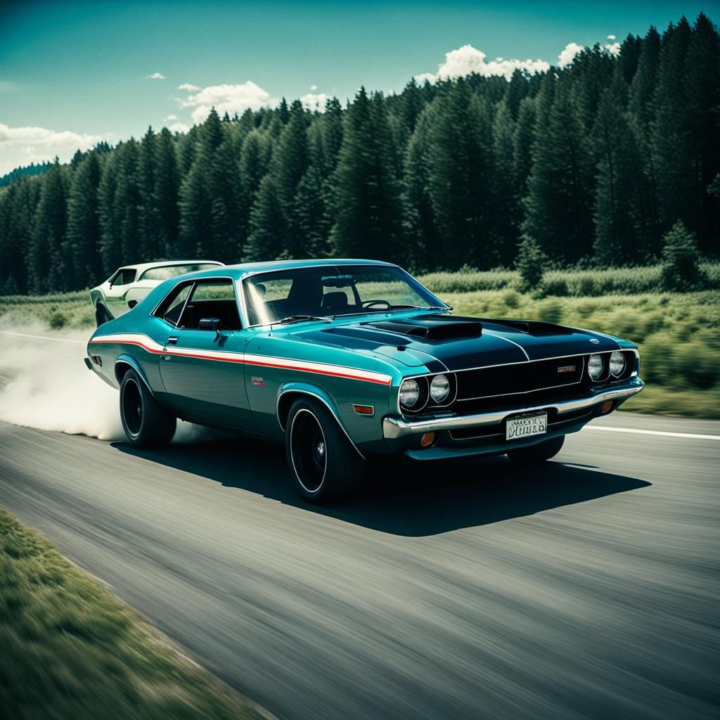 Ford Capri Dodge Challenger SUV Cinematic