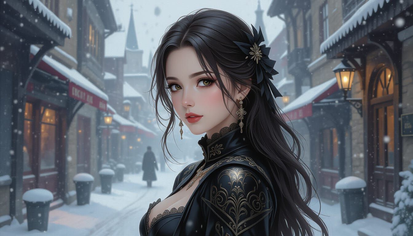 Gothic Knight Portrait in Smooth Digital Painting