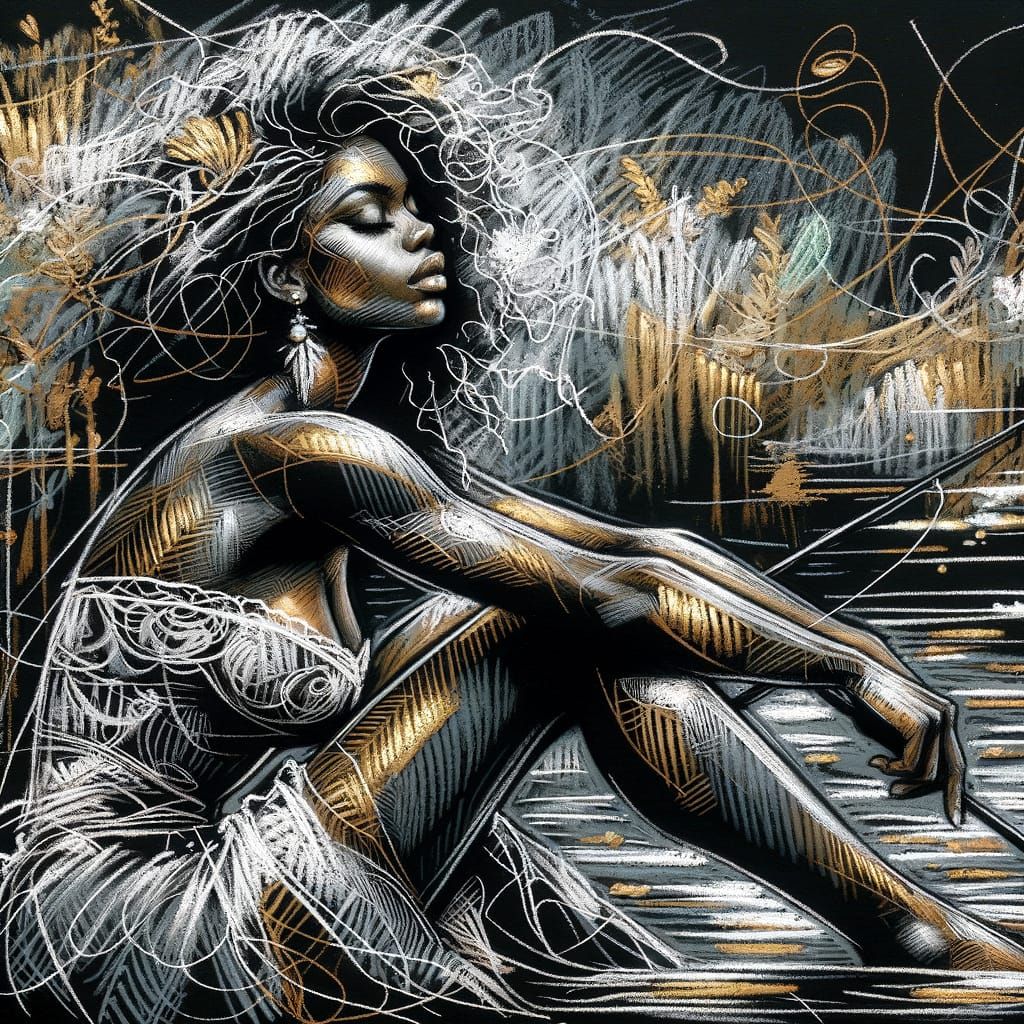 Melancholy in Charcoal