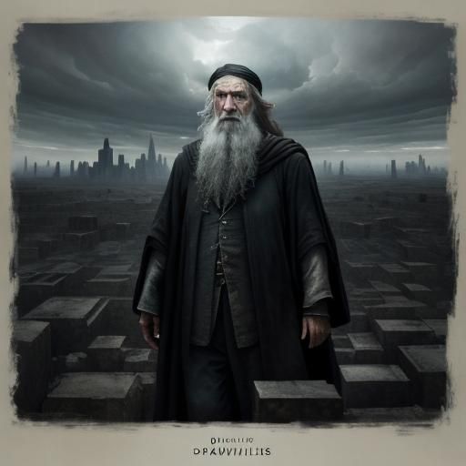 Dystopian Dreamscape: Dramatic and Detailed