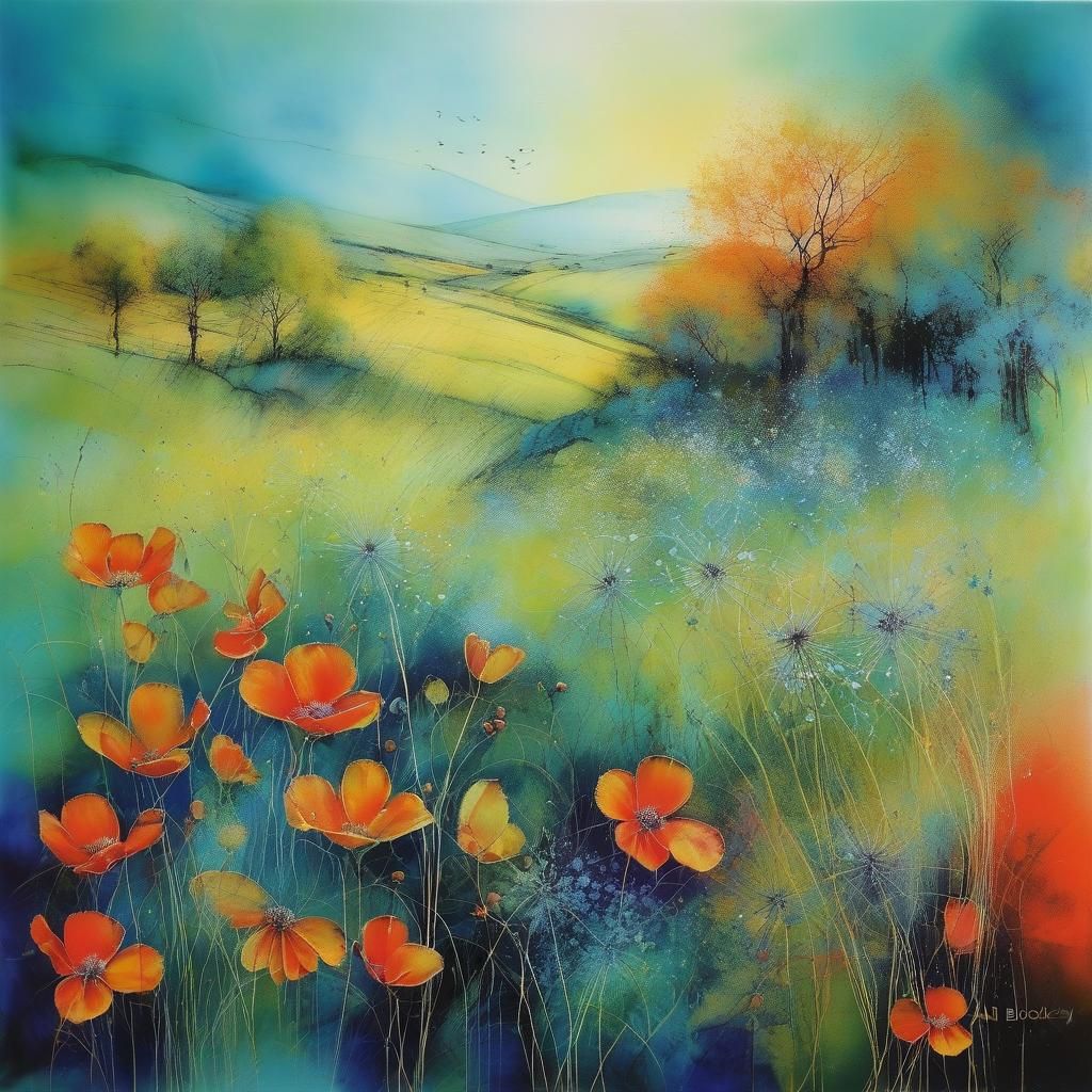 Ethereal Watercolor Painting