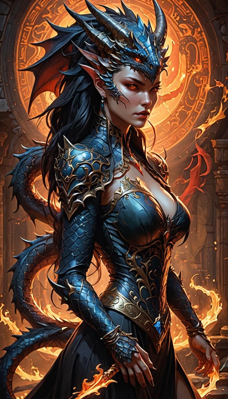 Draconic Sensuality: An AI Interpretation