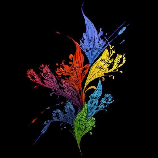 Abstract Expressionist Design in Hyper-realism