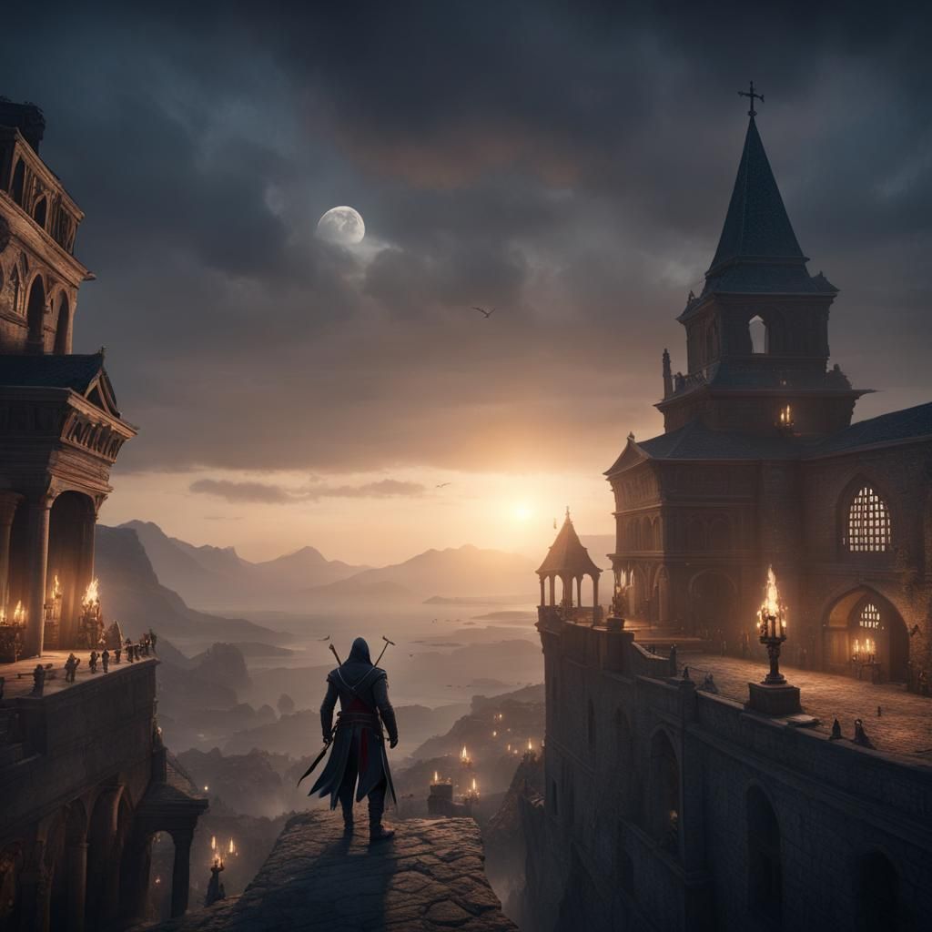 Fantasy Concept Art in Hyperrealistic Style