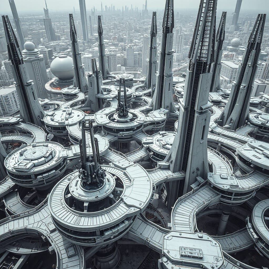 futuristic city