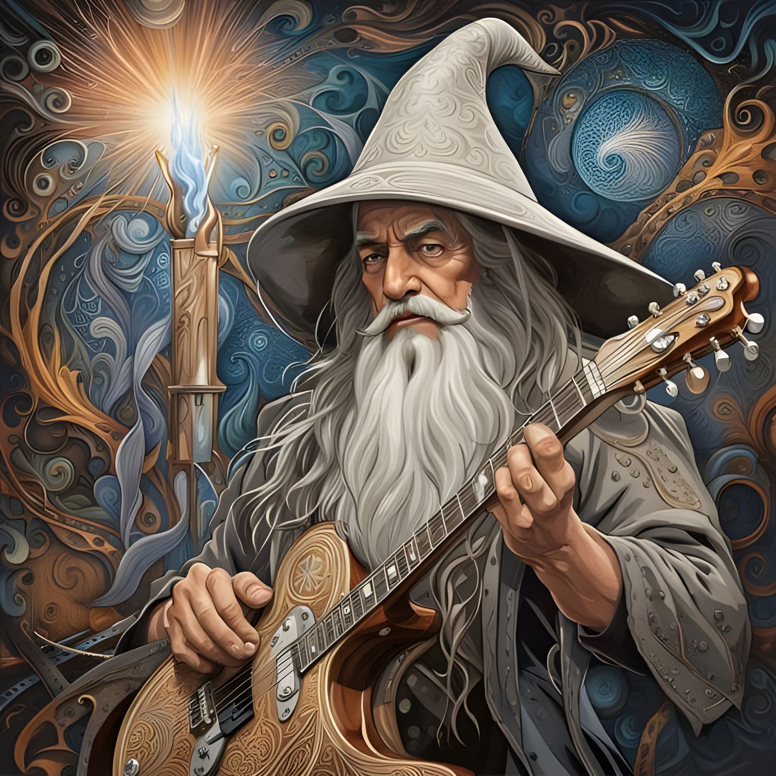 Wizard's Guitar tune 🎸🤘