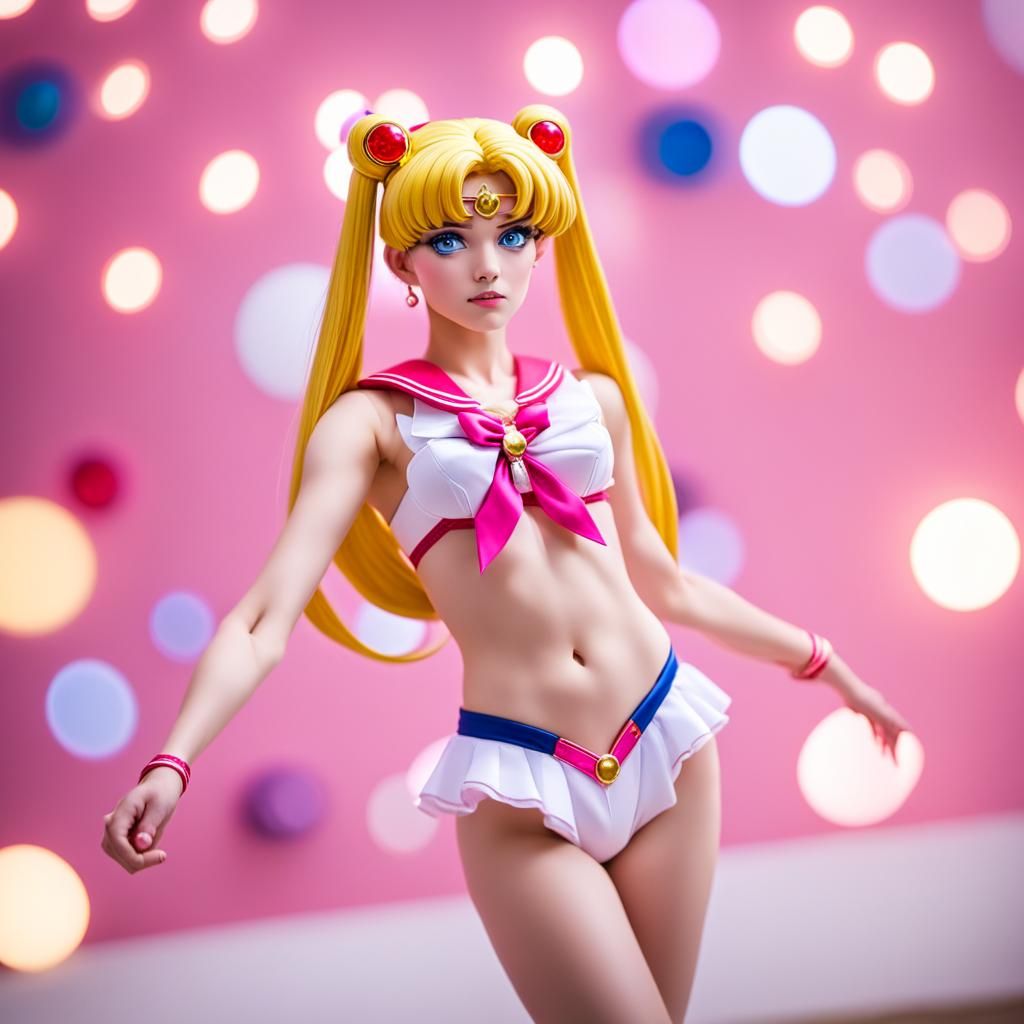Sailor Moon in Pink: Professional Photography