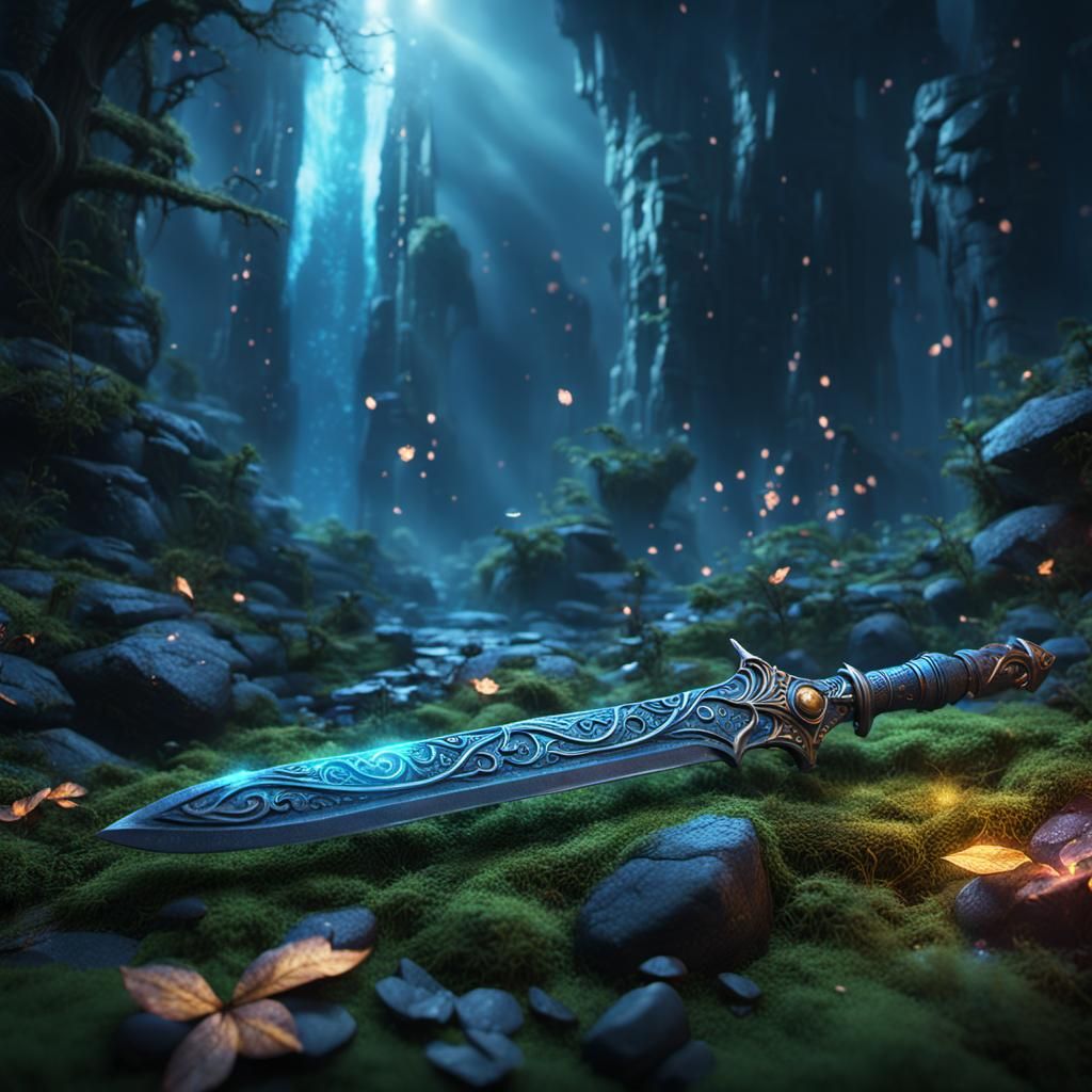 Enchanted Fairy Blade in Detailed Matte Painting Style