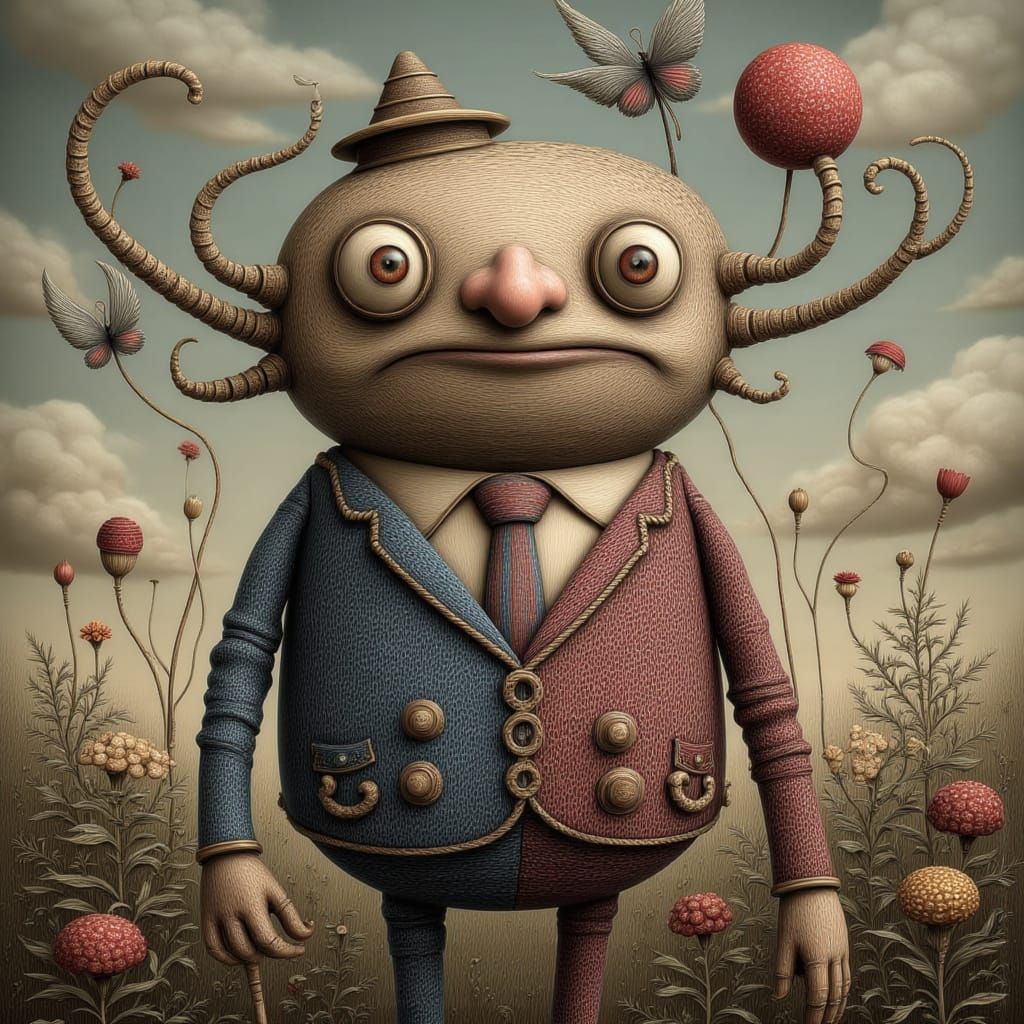 Silly Surreal Commander in Chief Portrait