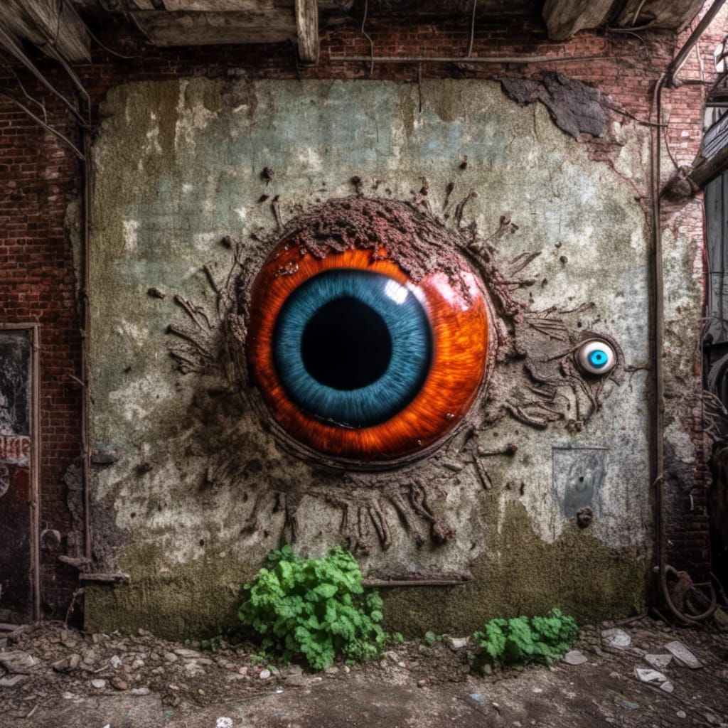 Entering the building...