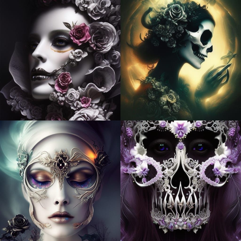 skull art