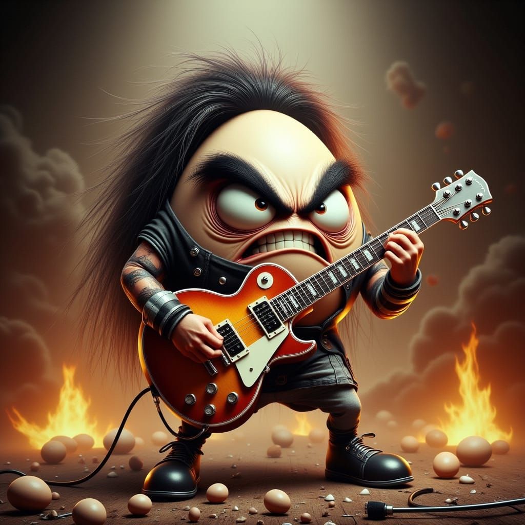 Rockstar Egg Unleashes Electric Fury