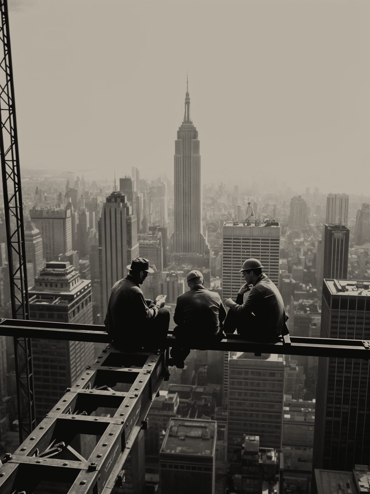 Empire State Building Construction: Workers' Lunch Break