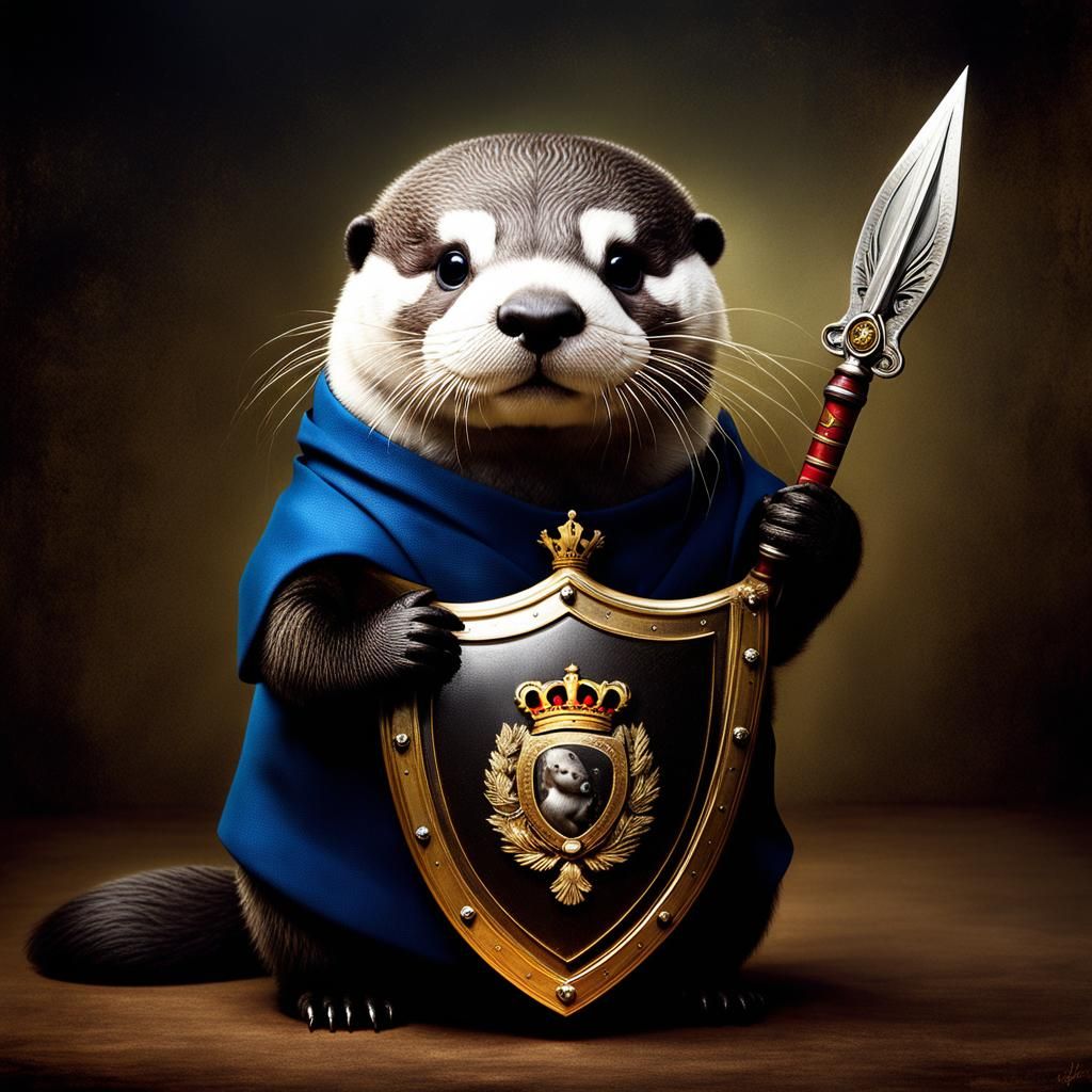 Demonic Cyborg Bear in Volcanic Hyperspace