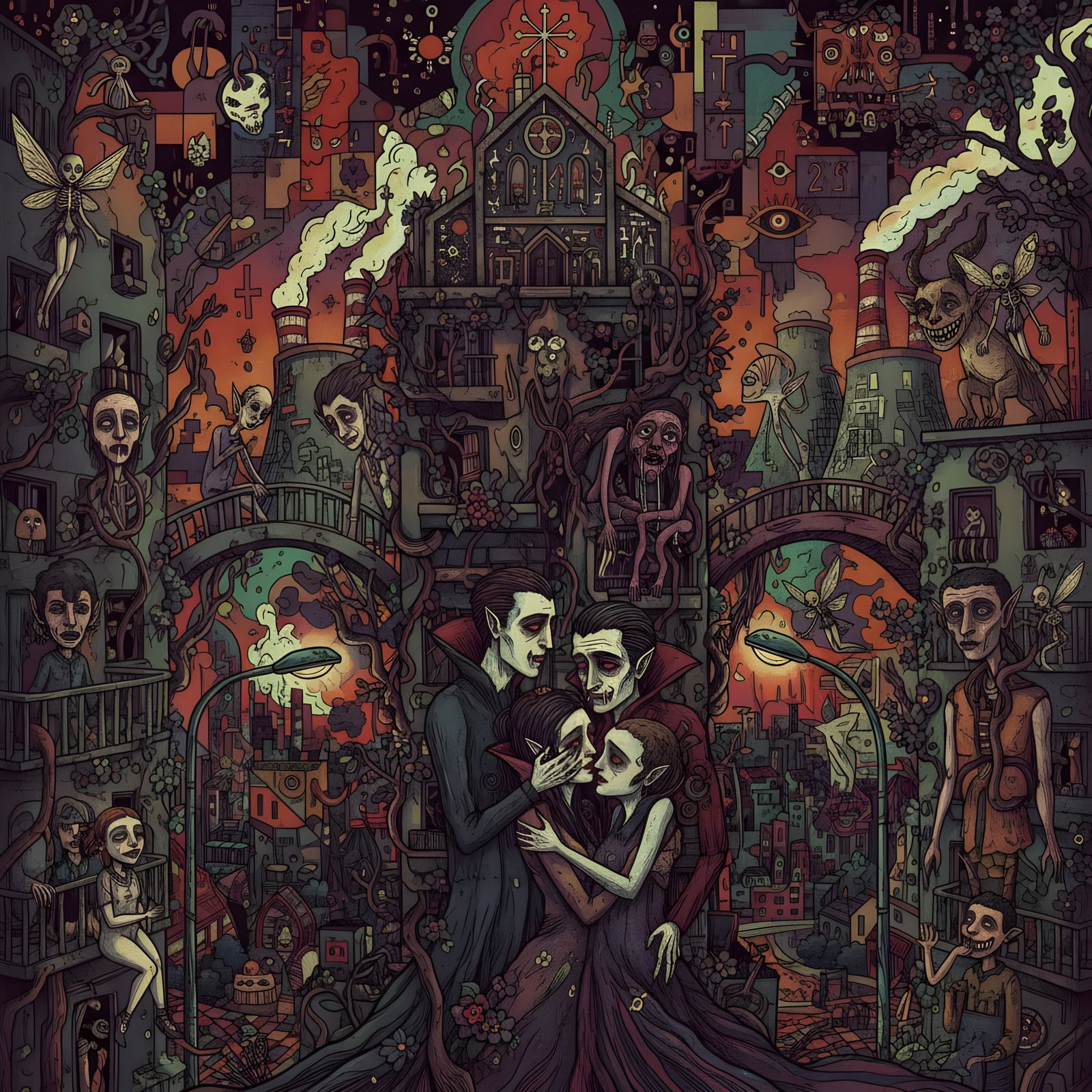 Vampires in Love Amidst Tokyo Cherry Blossoms