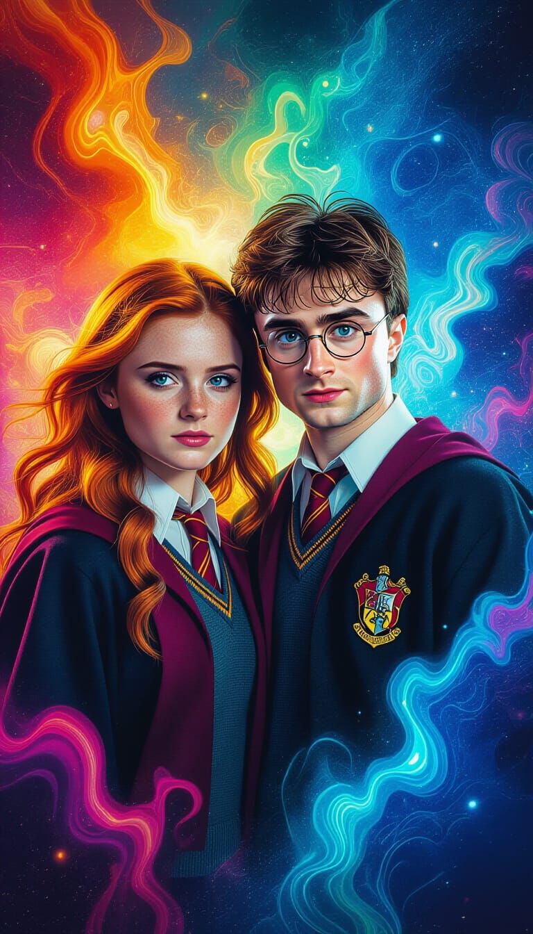 Harry Potter and Ginny Weasley: Surreal Portrait