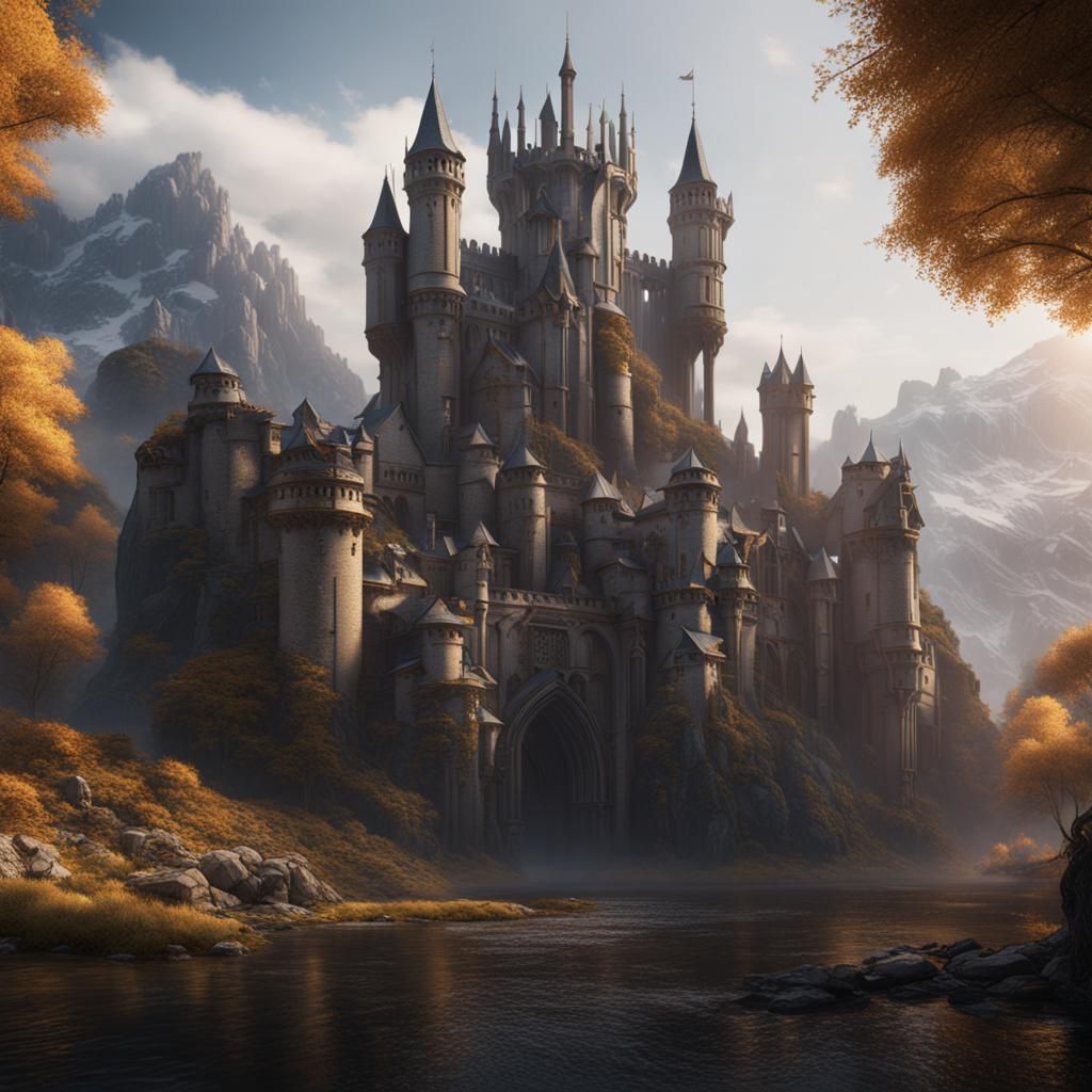 Detailed Matte Painting of Lancelot in 8K