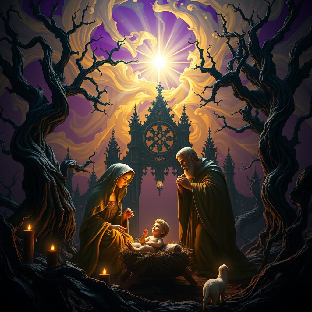 Medieval Mysticism Surrounds Christ's Birth in Dark Fantasy...