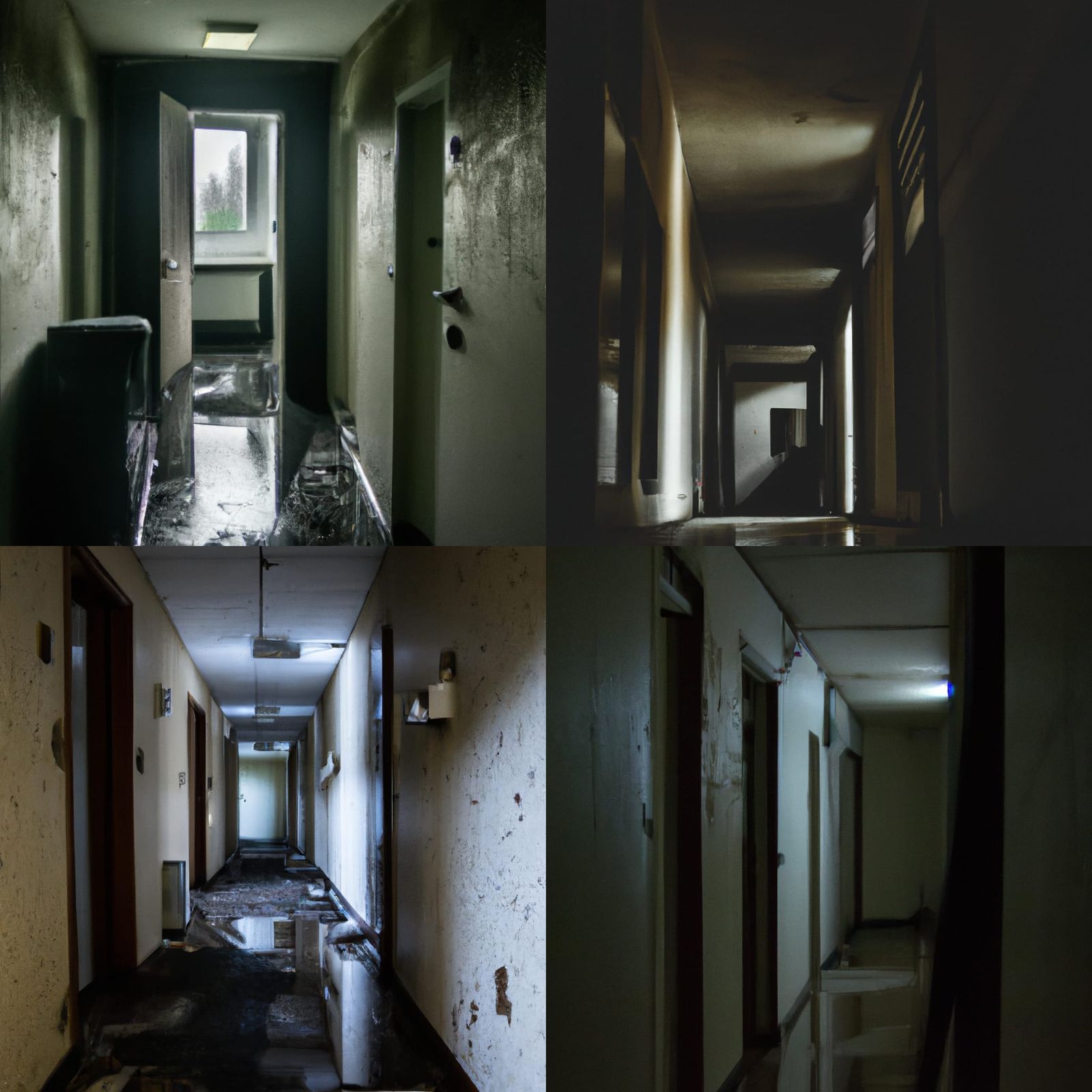 Silent Hill Inspired Mold and Blood Apartment