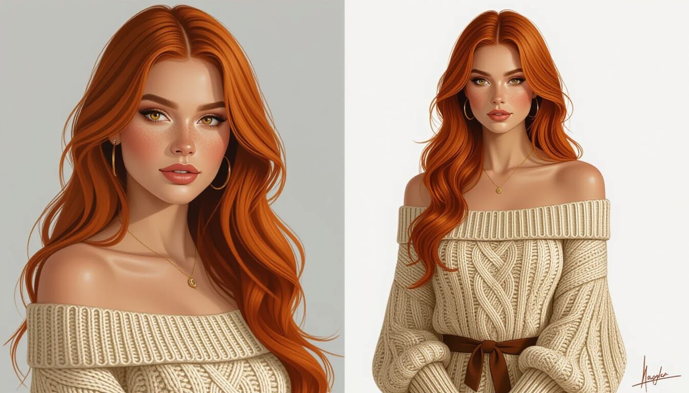 Katarina Kemppainen Concept Art Portrait in Splash Art Style