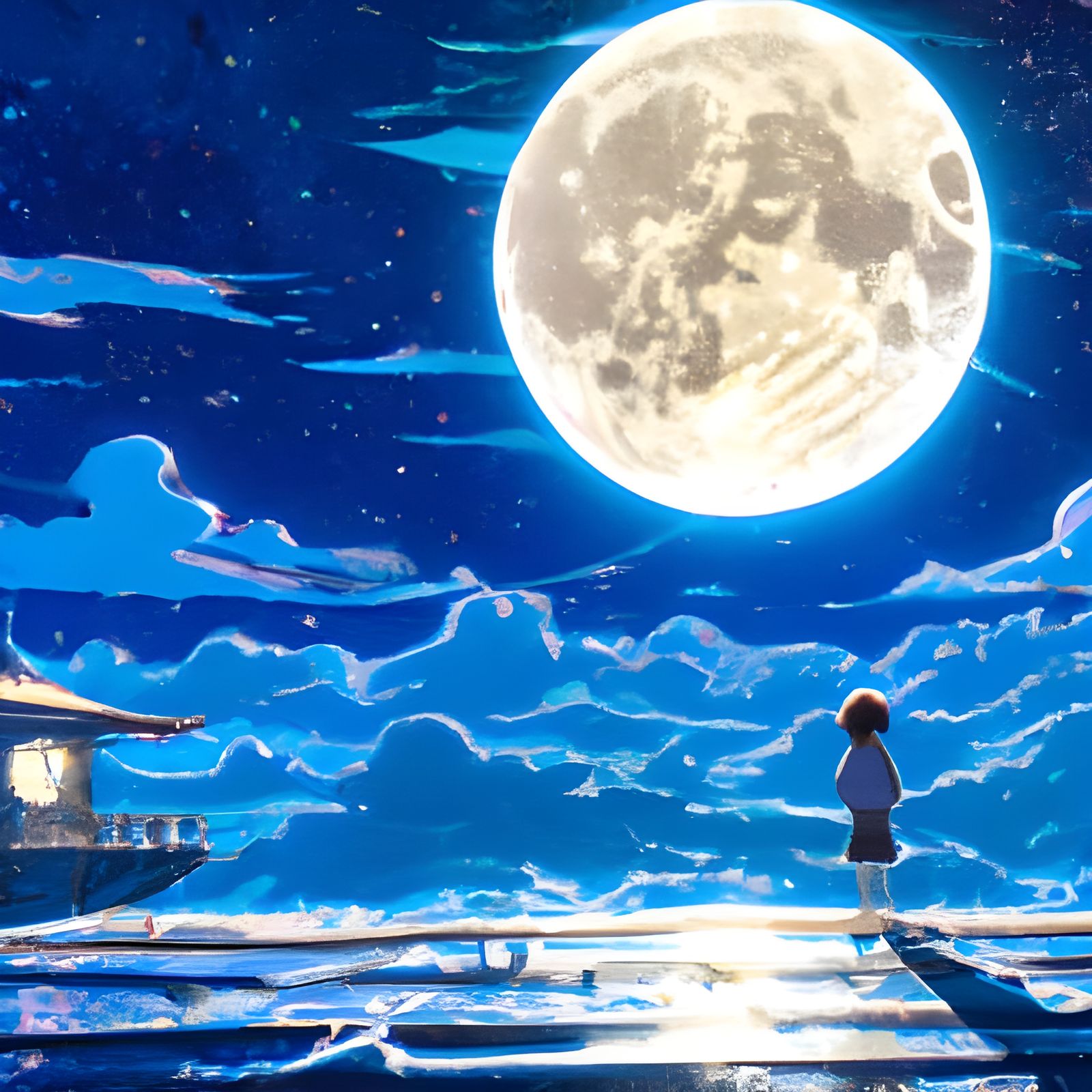 Lonely worshipper of the lunar deities