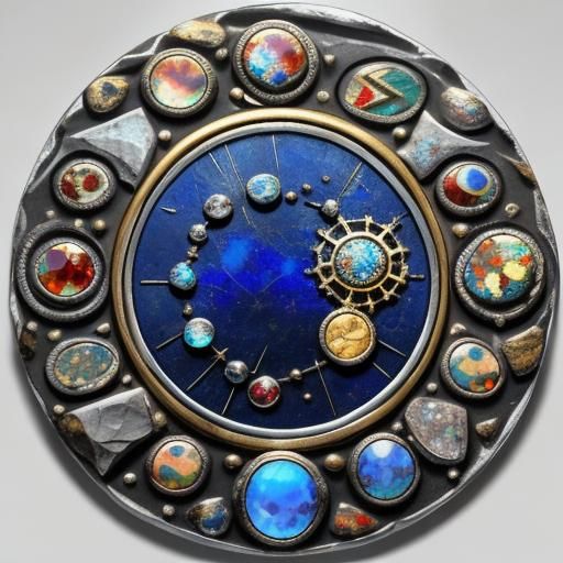 Detailed 3D Rendering of Jewels and Stones