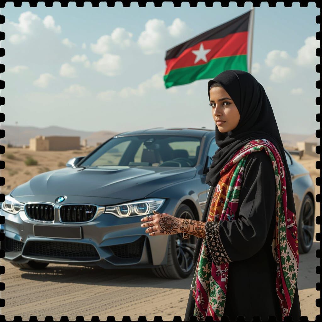 Somali Girl Drifting BMW CSL in Cinematic Style