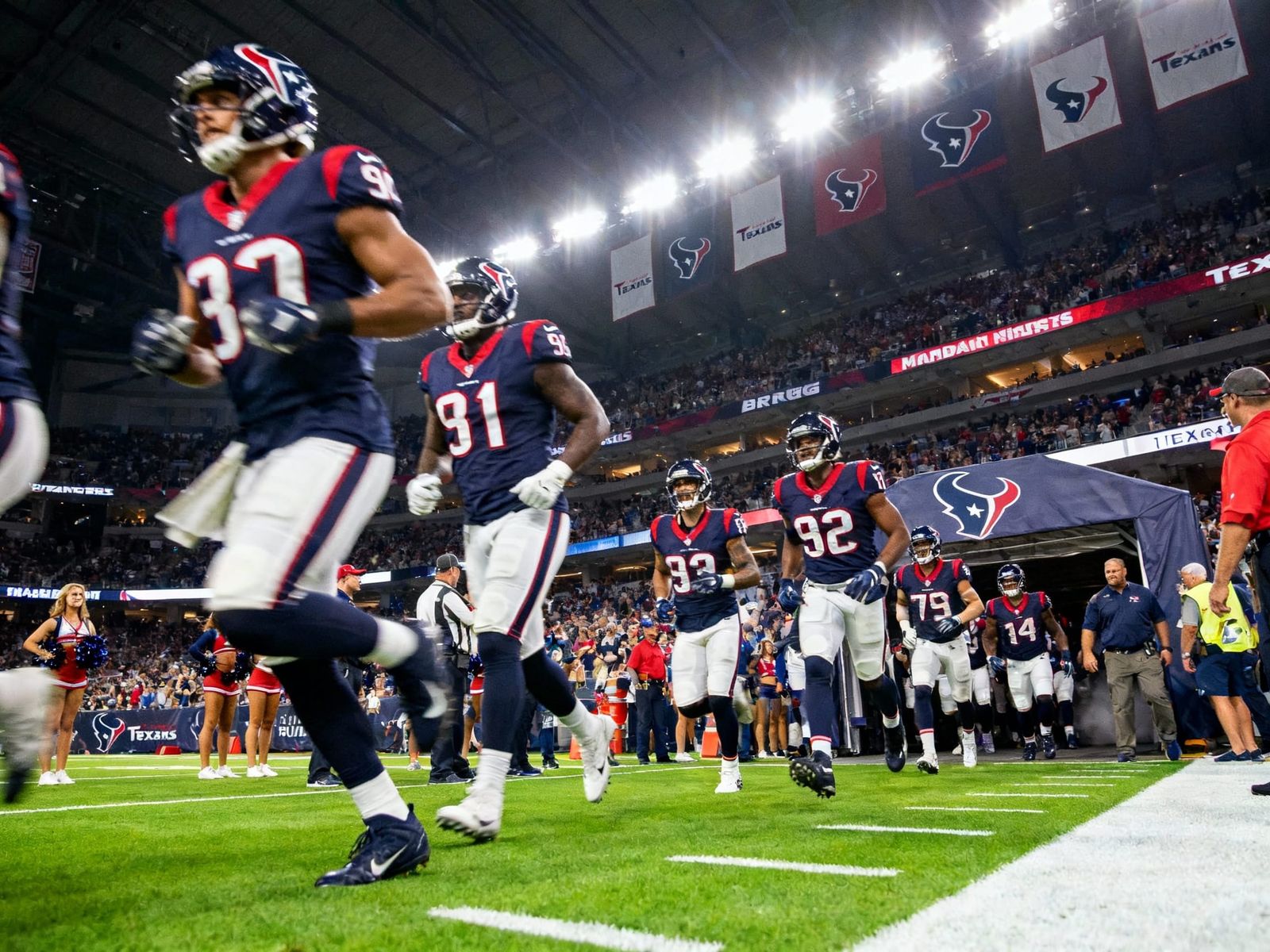 Houston Texans Take the Field at NRG Stadium