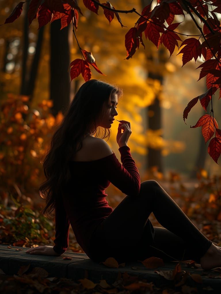 Abstract Autumn Sensuality Image