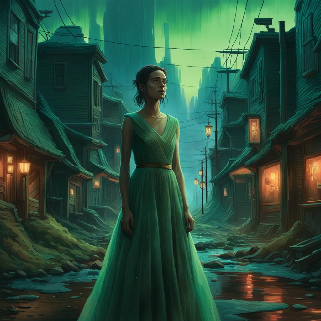 Radiant Aura: Fantasy Portrait in Ethereal Lighting