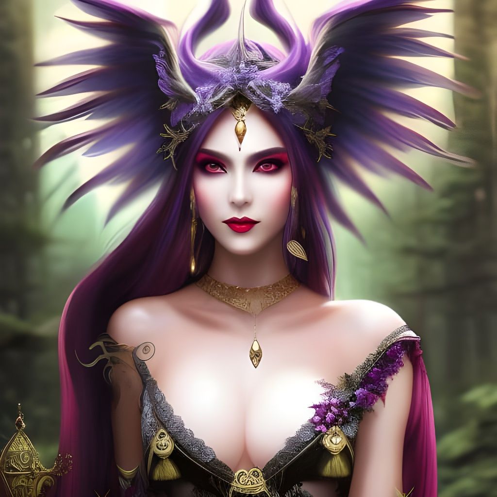 Crimson Eyed Demon Valkyrie