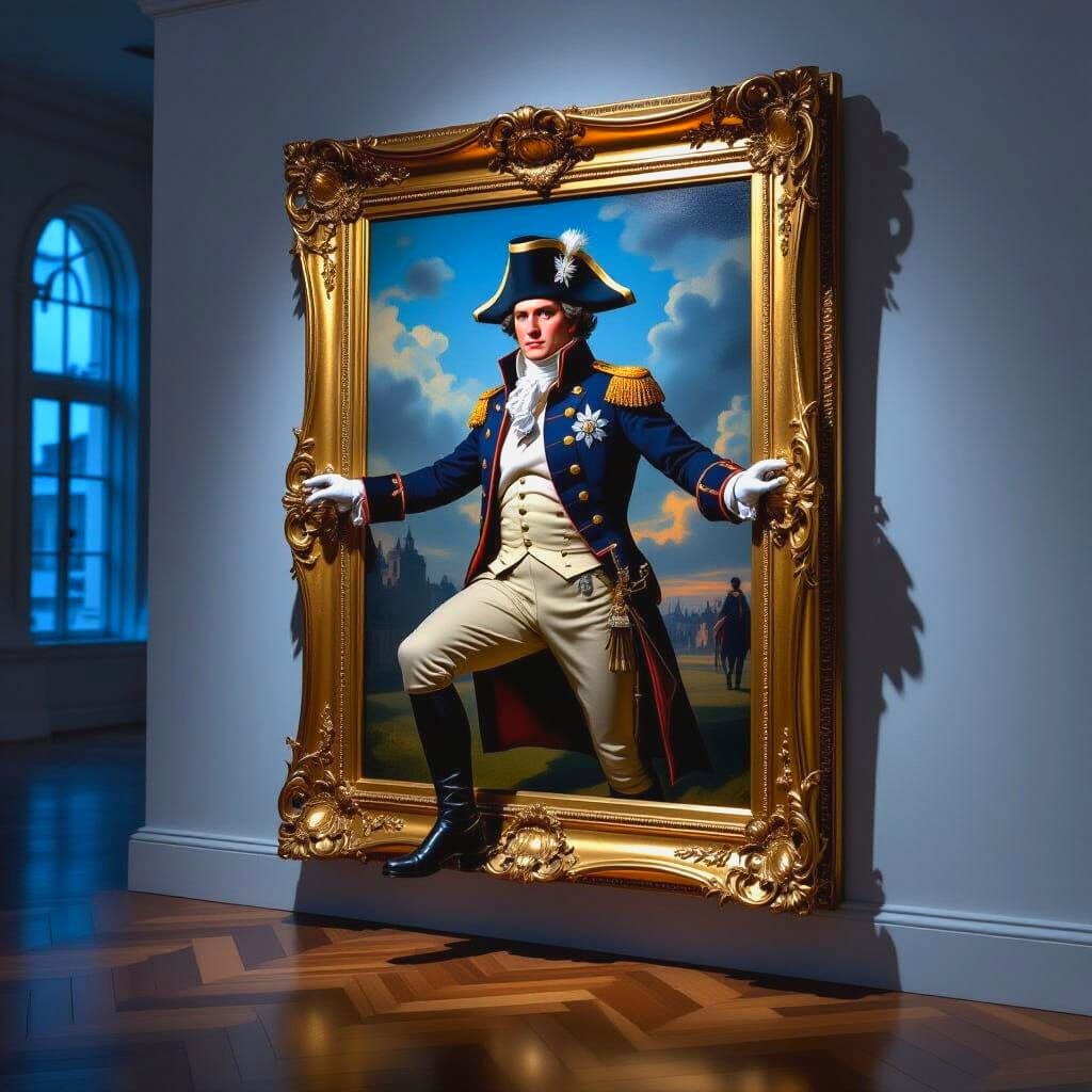 Napoleon Emerges From Art Into Reality