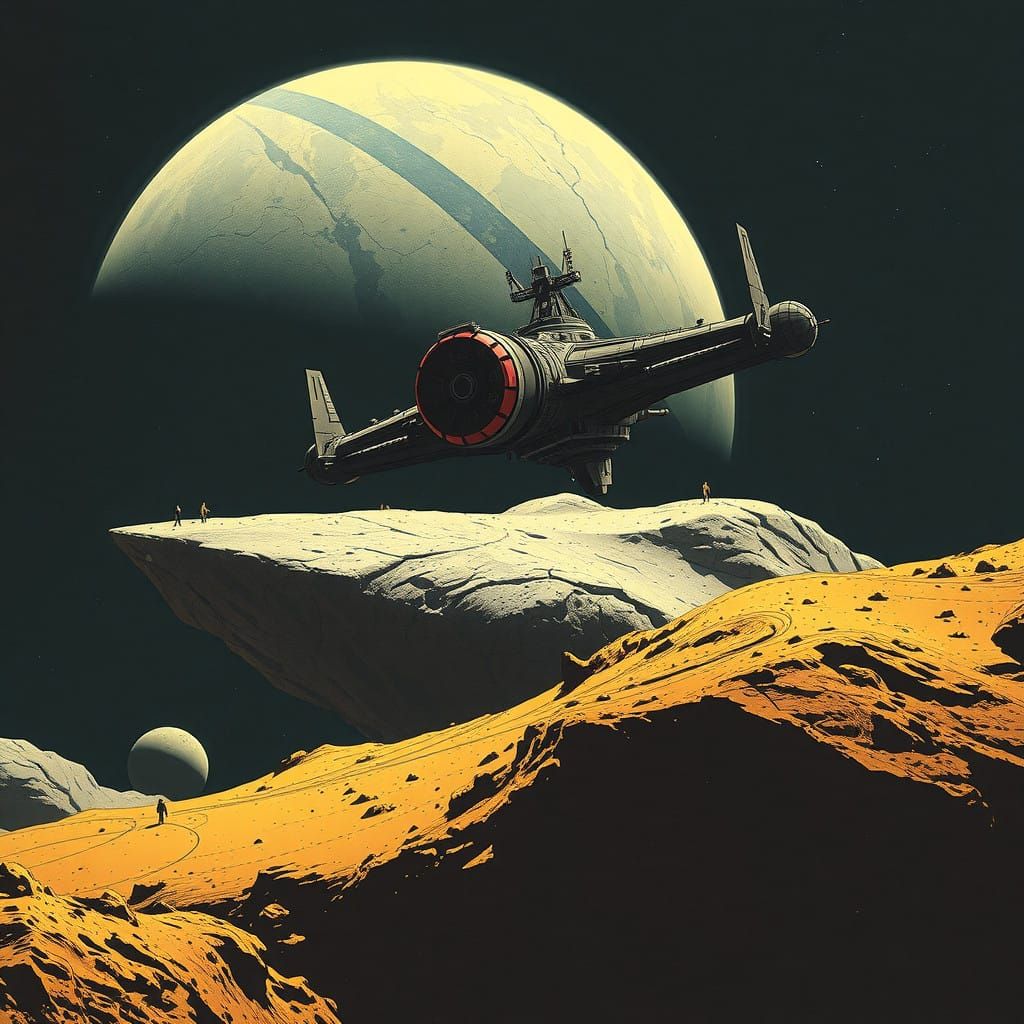 Cosmic Industrial Oasis in Asteroid Refuge