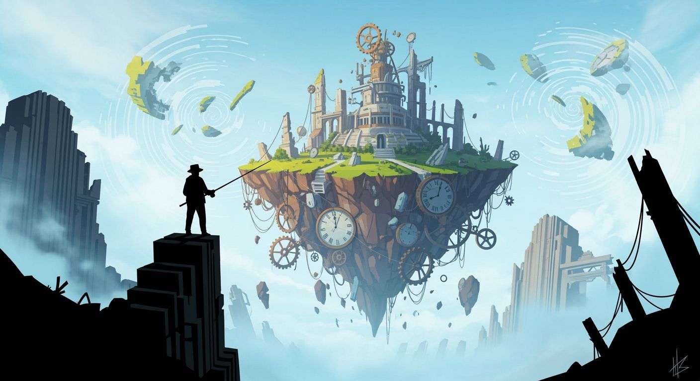 Fisherman Casting Line into Temporal Paradoxes